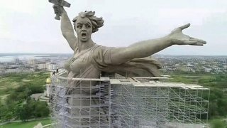 К 75-й годовщине Победы в Волгограде будет завершена реконструкция легендарной скульптуры «Родина-мать зовет!»