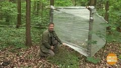 Дмитрий Талабуев строит домик в лесу. Доброе утро. Фрагмент выпуска от 19.07.2019