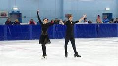 Елизавета Шанаева — Девид Нарижный. Ритм-танец. Танцы. Предсезонные контрольные прокаты по фигурному катанию среди юниоров 2019/2020