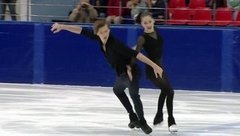 Елизавета Шанаева — Девид Нарижный. Произвольный танец. Танцы. Предсезонные контрольные прокаты по фигурному катанию среди юниоров 2019/2020