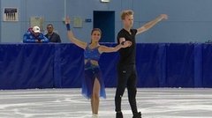 Произвольный танец. Танцы. Предсезонные контрольные прокаты по фигурному катанию среди юниоров 2019/2020