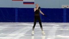 Анастасия Тараканова. Произвольная программа. Девушки. Предсезонные контрольные прокаты по фигурному катанию среди юниоров 2019/2020