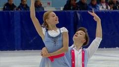 Короткая программа. Пары. Предсезонные контрольные прокаты по фигурному катанию среди юниоров 2019/2020