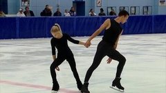 Ксения Ахантьева — Валерий Колесов. Произвольная программа. Пары. Предсезонные контрольные прокаты по фигурному катанию среди юниоров 2019/2020