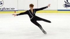 Мэттью Нильсен. Короткая программа. Юноши. Grand Prix de Courchevel. Гран-при по фигурному катанию среди юниоров 2019/20