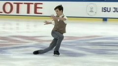 Короткая программа. Юноши. Grand Prix de Courchevel. Гран-при по фигурному катанию среди юниоров 2019/20