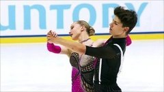 Луисия Деможе — Тео ле Мерсье. Ритм-танец. Танцы. Grand Prix de Courchevel. Гран-при по фигурному катанию среди юниоров 2019/20