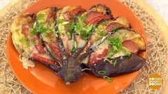 «Павлиний хвост» из баклажана. Доброе утро. Фрагмент выпуска от 04.09.2019