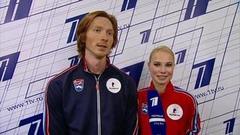 Евгения Тарасова и Владимир Морозов — о важности поддержки болельщиков и готовности к ближайшим соревнованиям