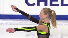 Виктория Васильева. Короткая программа. Девушки. Гран-при России. Гран-при по фигурному катанию среди юниоров 2019/20