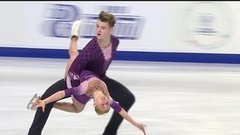 Станислава Вислобокова — Алексей Брюханов. Произвольная программа. Пары. Гран-при России. Гран-при по фигурному катанию среди юниоров 2019/20