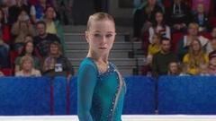 Виктория Васильева. Произвольная программа. Девушки. Гран-при России. Гран-при по фигурному катанию среди юниоров 2019/20