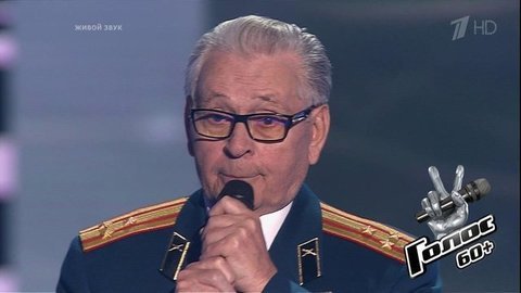 Дмитрий Усик. «Одинокая гармонь». Голос 60+. Второй сезон. Слепое прослушивание. Фрагмент выпуска от 20.09.2019