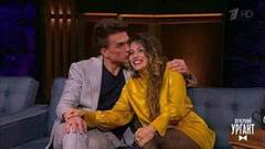 Телеведущая Регина Тодоренко и певец Влад Топалов о свадьбе и рождении ребенка. Вечерний Ургант. Фрагмент выпуска от 20.09.2019