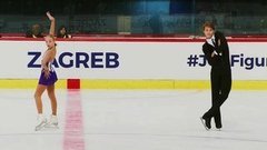 Анна Щеглова — Илья Калашников. Короткая программа. Пары. Croatia Cup. Гран-при по фигурному катанию среди юниоров 2019/20