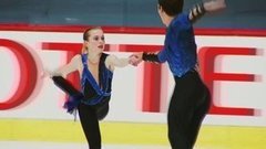 Юлия Артемьева и Михаил Назарычев выиграли золото соревнований спортивных пар! Произвольная программа. Пары. Croatia Cup. Гран-при по фигурному катанию среди юниоров 2019/20