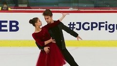 Светлана Лизунова — Александр Вахнов. Произвольный танец. Танцы. Croatia Cup. Гран-при по фигурному катанию среди юниоров 2019/20