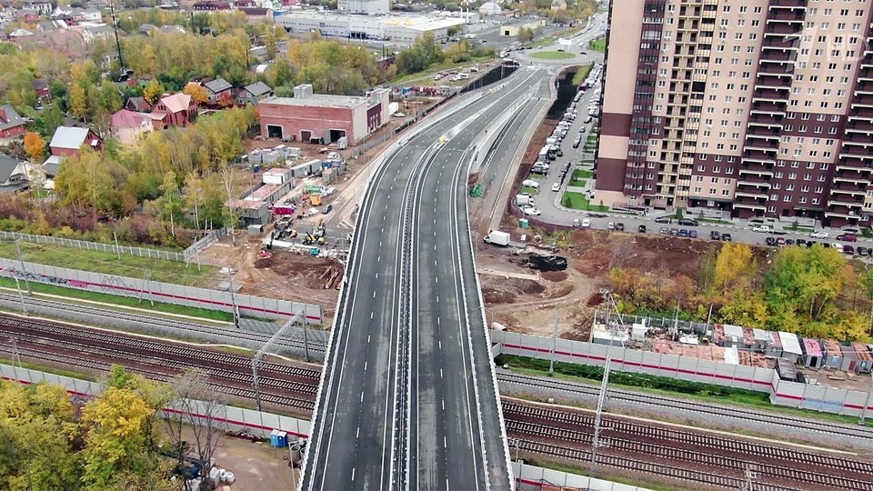 Фото путепровода через железную дорогу