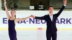 Елизавета Худайбердиева и Андрей Филатов лидируют по итогам короткой программы! Ритм-танец. Танцы. Гран-при Италии. Гран-при по фигурному катанию среди юниоров 2019/20