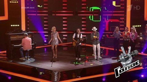 Сергей Шнуров, Полина Гагарина, Валерий Сюткин и Константин Меладзе. «Геленджик». Голос 8. Фрагмент выпуска от 11.10.2019