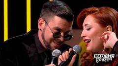 Анастасия Спиридонова и Интарс Бусулис — «Песня кота Базилио и лисы Алисы». Сегодня вечером. Фрагмент выпуска от 12.10.2019