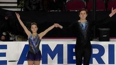 Дарья Павлюченко — Денис Ходыкин. Короткая программа. Пары. Skate America. Гран-при по фигурному катанию 2019/20