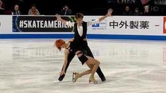 Тиффани Загорски — Джонатан Гурейро. Ритм-танец. Танцы. Skate America. Гран-при по фигурному катанию 2019/20