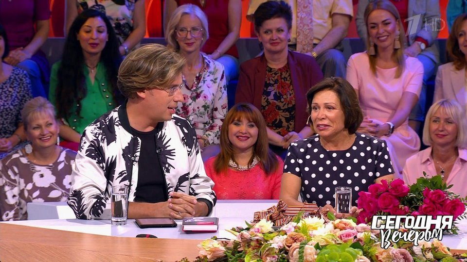 Ирина Роднина в программе «Сегодня вечером», часть 2 на Первом канале (2019)