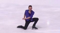 Кевин Эймоз. Короткая программа. Мужчины. Internationaux de France. Гран-при по фигурному катанию 2019/20