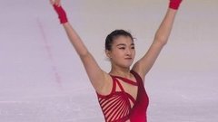 Каори Сакамото. Короткая программа. Женщины. Internationaux de France. Гран-при по фигурному катанию 2019/20