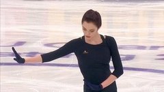 Тренировочный прокат Евгении Медведевой. Тренировка. 14 ноября. Женщины. Rostelecom Cup. Гран-при по фигурному катанию 2019/20