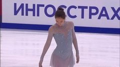 Тренировочный прокат Станиславы Константиновой. Тренировка. 15 ноября. Женщины. Rostelecom Cup. Гран-при по фигурному катанию 2019/20