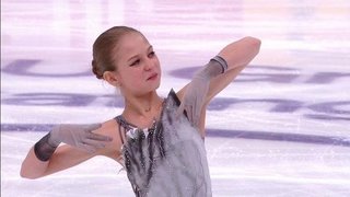 Александра Трусова. Короткая программа. Женщины. Rostelecom Cup. Гран-при по фигурному катанию 2019/20