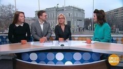 Екатерина Добрынина, Петр Максаков, Анна Максакова. Доброе утро. Суббота. Фрагмент выпуска от 16.11.2019