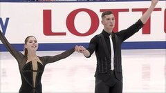 Анастасия Мишина — Александр Галлямов. Короткая программа. Пары. NHK Trophy. Гран-при по фигурному катанию 2019/20