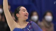 Мако Ямашита. Произвольная программа. Женщины. NHK Trophy. Гран-при по фигурному катанию 2019/20