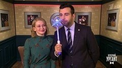 Иван дарит Юлии Пересильд пушистый снег. Пролог. Вечерний Ургант. Фрагмент выпуска от 02.12.2019