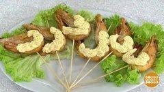 Закуска из креветок. Доброе утро. Фрагмент выпуска от 09.12.2019