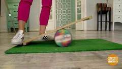 Аглая Шиловская балансирует. Доброе утро. Суббота. Фрагмент выпуска от 21.12.2019