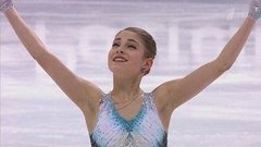 Алена Косторная лидирует по итогам коротких прокатов! Короткая программа. Женщины. Чемпионат России по фигурному катанию 2020