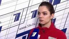 Евгения Медведева снялась с чемпионата России: эксклюзивное интервью в эфире Первого канала