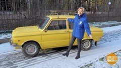 Блондинка за рулем «Ушастого». Доброе утро. Суббота. Фрагмент выпуска от 18.01.2020