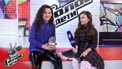 «Мой талисман Басик помог сегодня пройти Слепые прослушивания». Элина Хан. Интервью после Слепого прослушивания. Голос.Дети-7