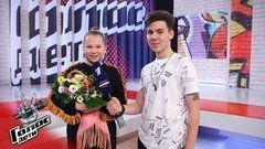 «Меня манит улыбка и доброта Полины Гагариной». Милана Волкова. Интервью после Слепого прослушивания. Голос.Дети-7