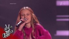 Елизавета Сметанникова. «Экспонат». Голос.Дети-7. Слепое прослушивание. Фрагмент выпуска от 14.02.2020