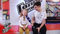 «Я кайфанула на сцене». Агния Андреева. Интервью после Слепого прослушивания. Голос.Дети-7