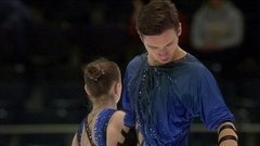 Юлия Артемьева — Михаил Назарычев. Произвольная программа. Пары. Чемпионат мира по фигурному катанию среди юниоров 2020