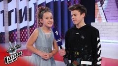 «Моя песня о маленьких эльфиках, которые всем помогают». Кира Науменко. Интервью после Слепого прослушивания. Голос.Дети-7