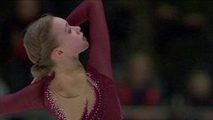 Майя Хромых. Короткая программа. Девушки. Чемпионат мира по фигурному катанию среди юниоров 2020