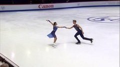 Диана Дэвис — Глеб Смолкин. Произвольный танец. Танцы. Чемпионат мира по фигурному катанию среди юниоров 2020